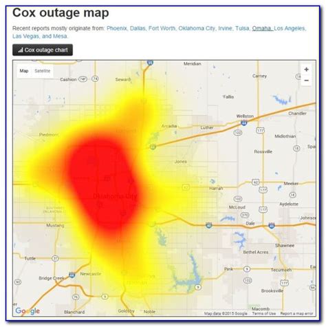 , nearly 7,000 people had reported Cox outages to Downdetector. . Cox outage map phoenix